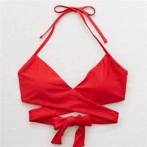 aerie red bikini